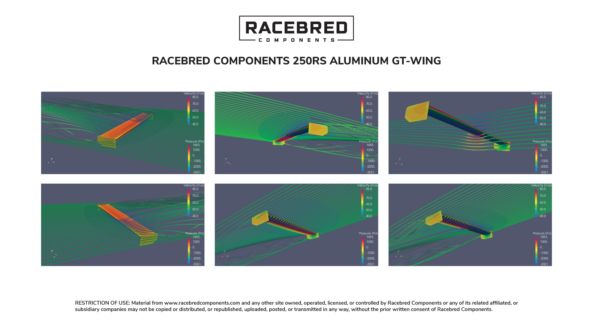 250RS Aluminum GT-Wing Airfoil
