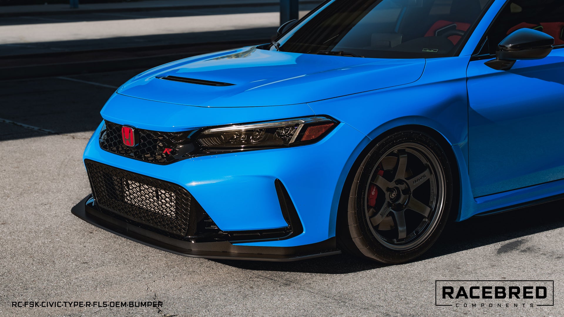 Honda Racing Splitter Front Splitter Kit - Honda Civic Type R FL5 – Racebred Components