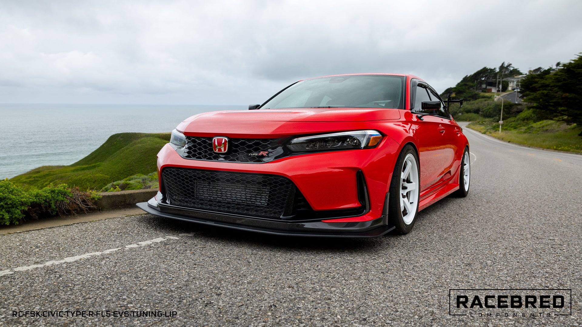 Honda Racing Splitter Front Splitter Kit - Honda Civic Type R FL5 – Racebred Components