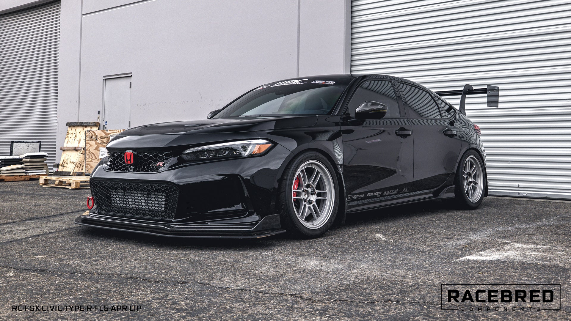 Honda Racing Splitter Front Splitter Kit - Honda Civic Type R FL5 – Racebred Components