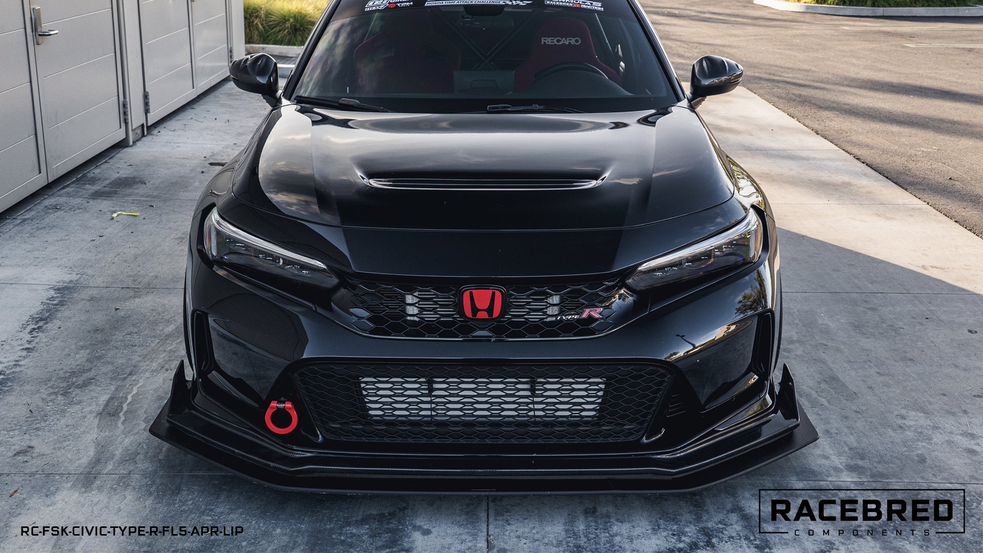 Honda Racing Splitter Front Splitter Kit - Honda Civic Type R FL5 – Racebred Components