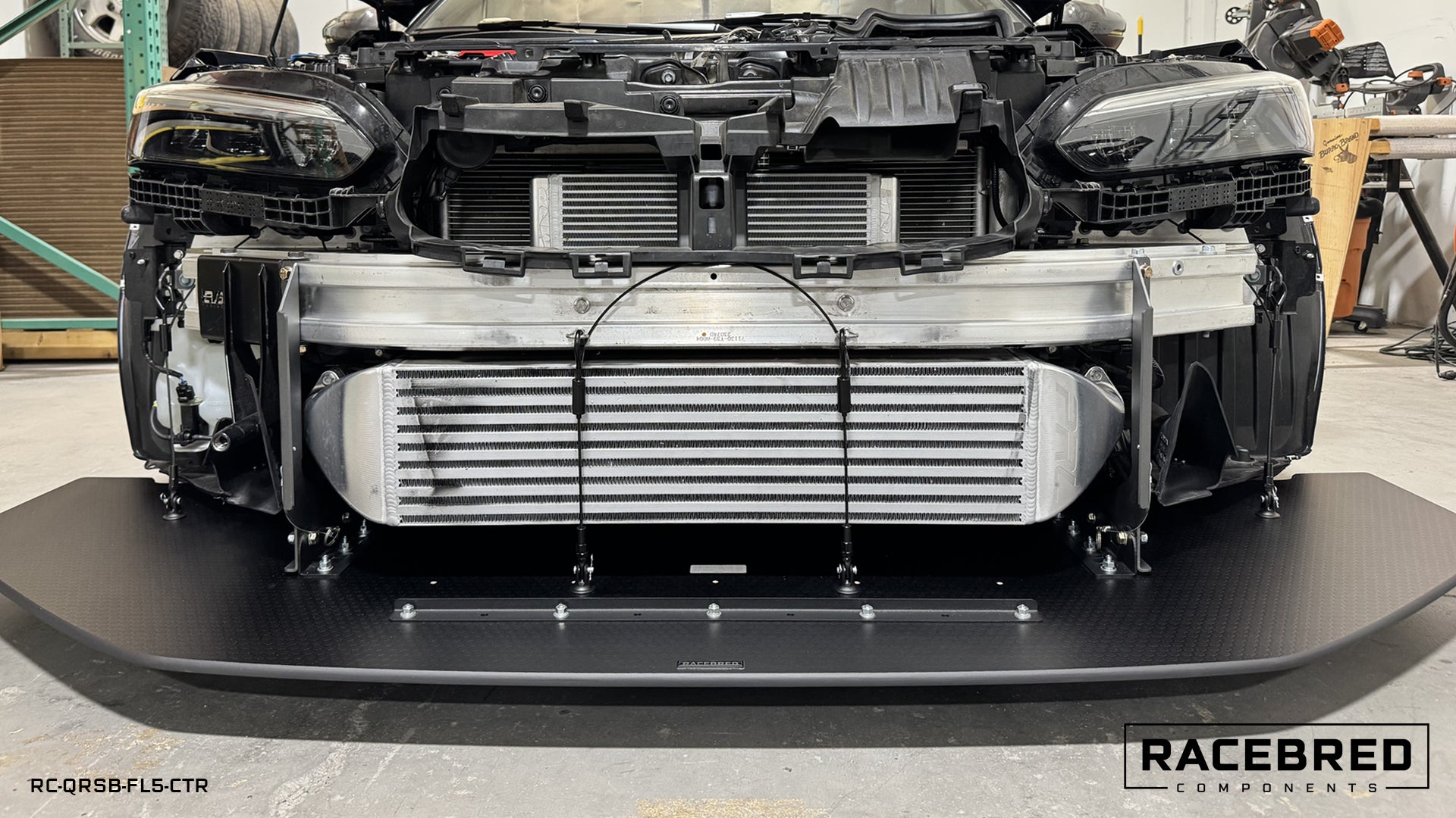 Honda Racing Splitter Front Splitter Kit - Honda Civic Type R FL5 – Racebred Components